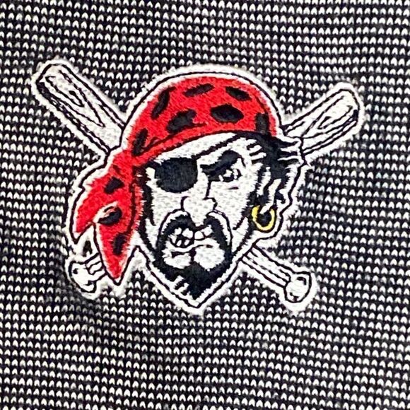 Vintage Starter Pittsburgh Pirates Polo Shirt Men’s Medium MLB Vintage 1997 Logo - Picture 5 of 12